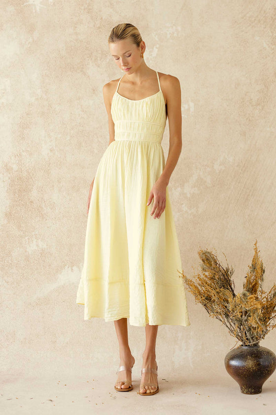 Dinne Dress (Butter)