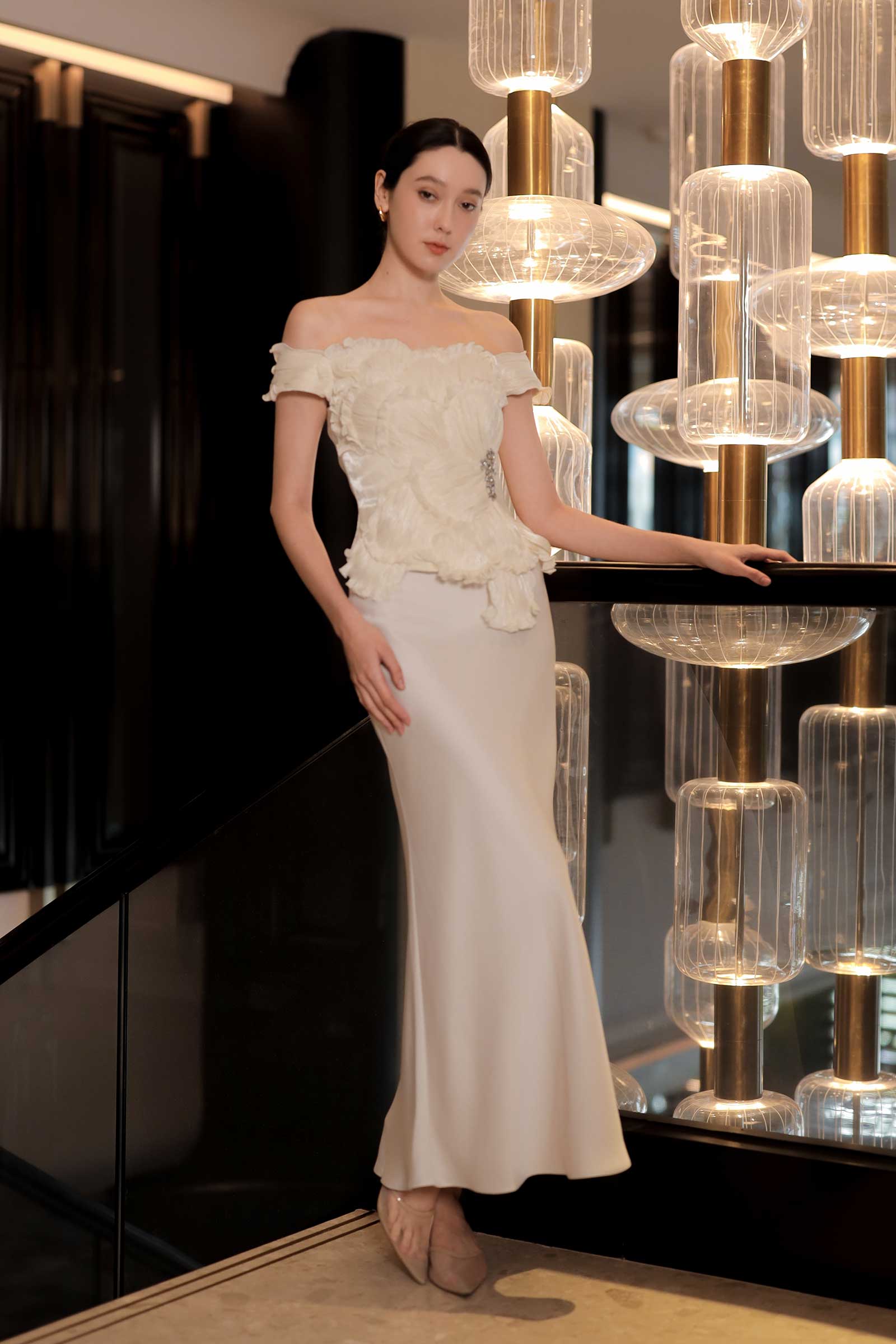 Drasielle Corset Top (Cream)