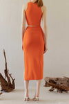 Decala Skirt (Tangerine)
