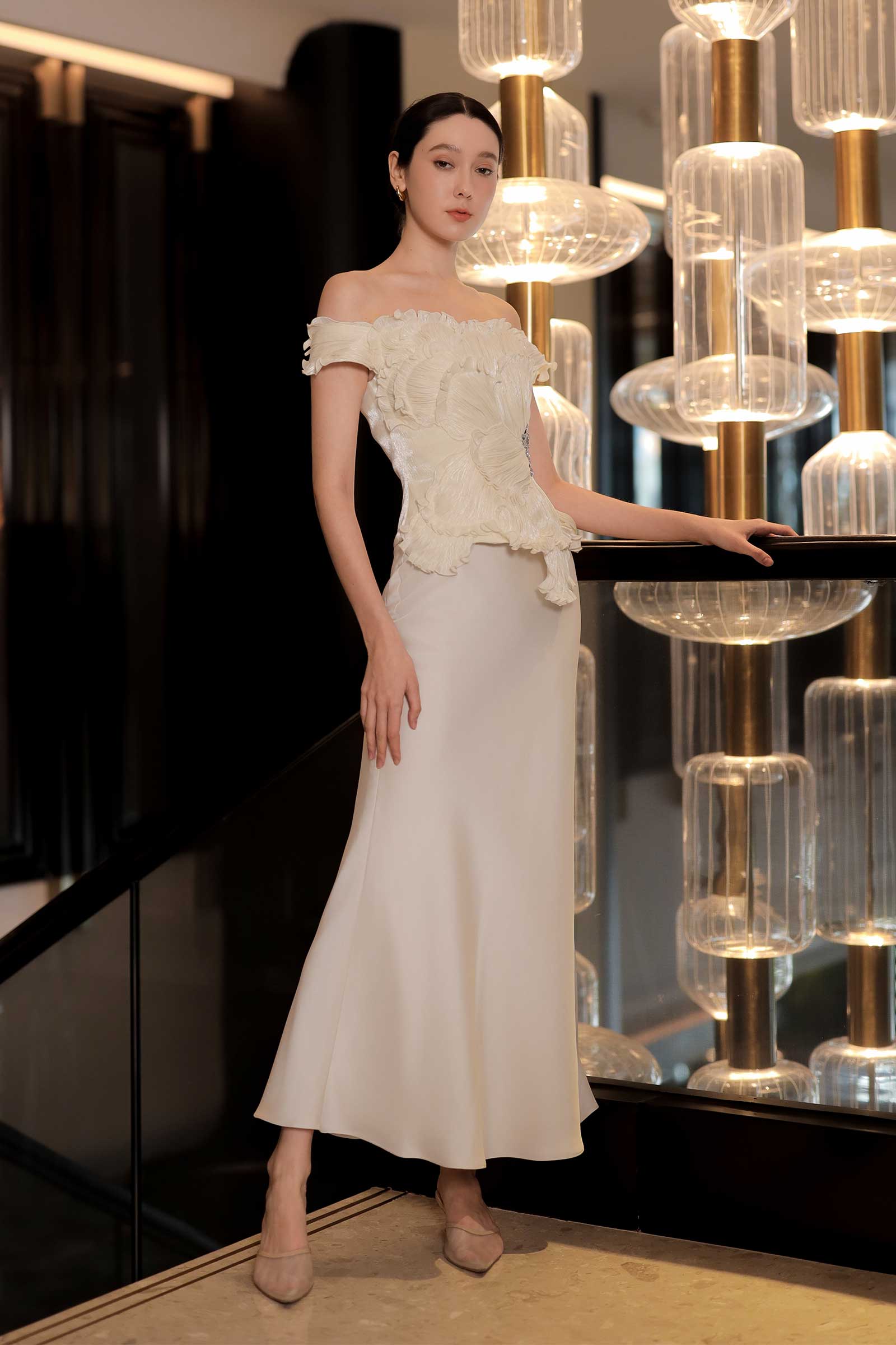 Drasielle Corset Top (Cream)