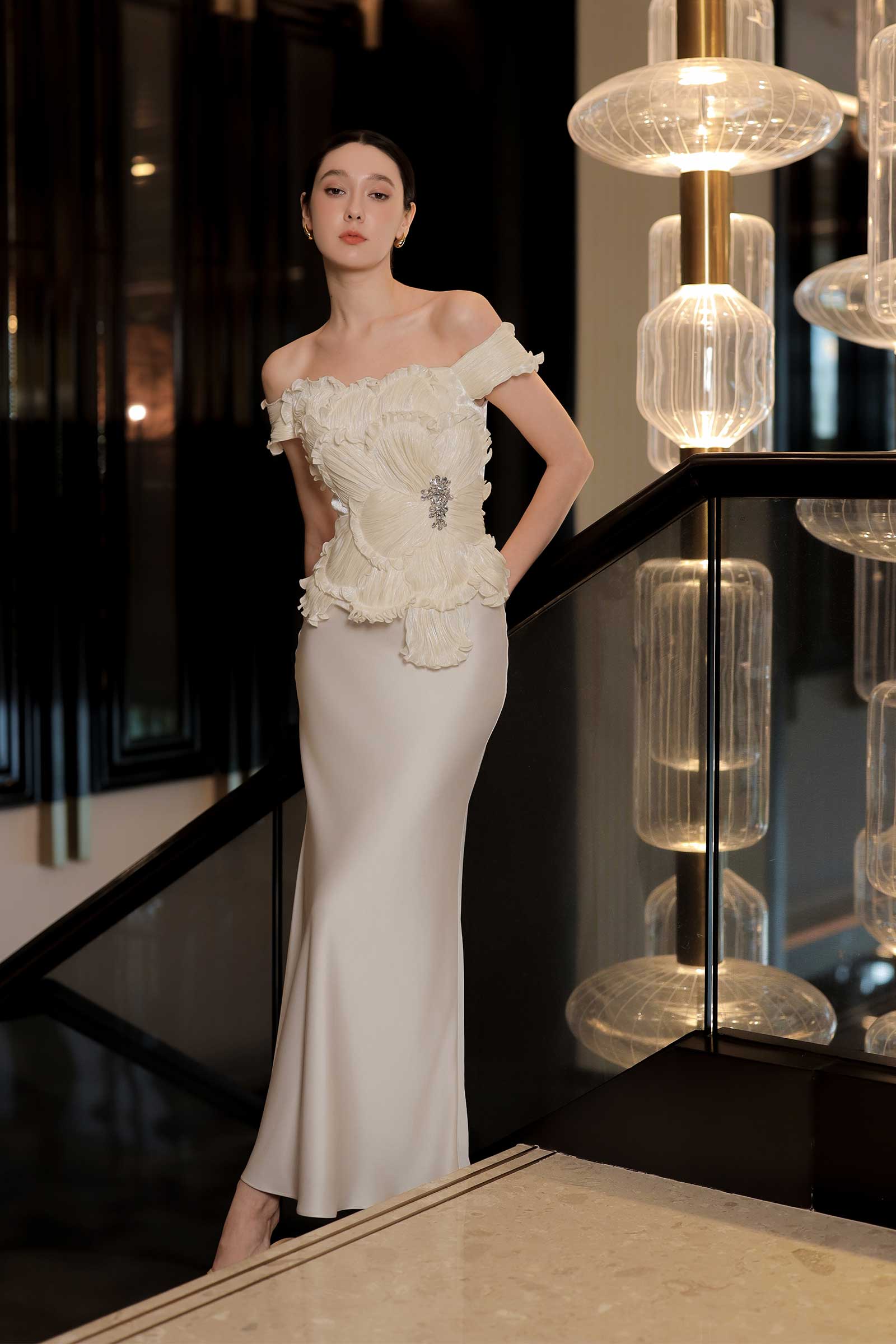 Drasielle Corset Top (Cream)