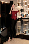Drasielle Corset Top (Maroon)