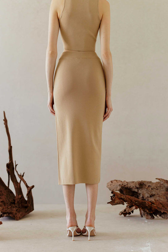 Decala Skirt (Taupe)