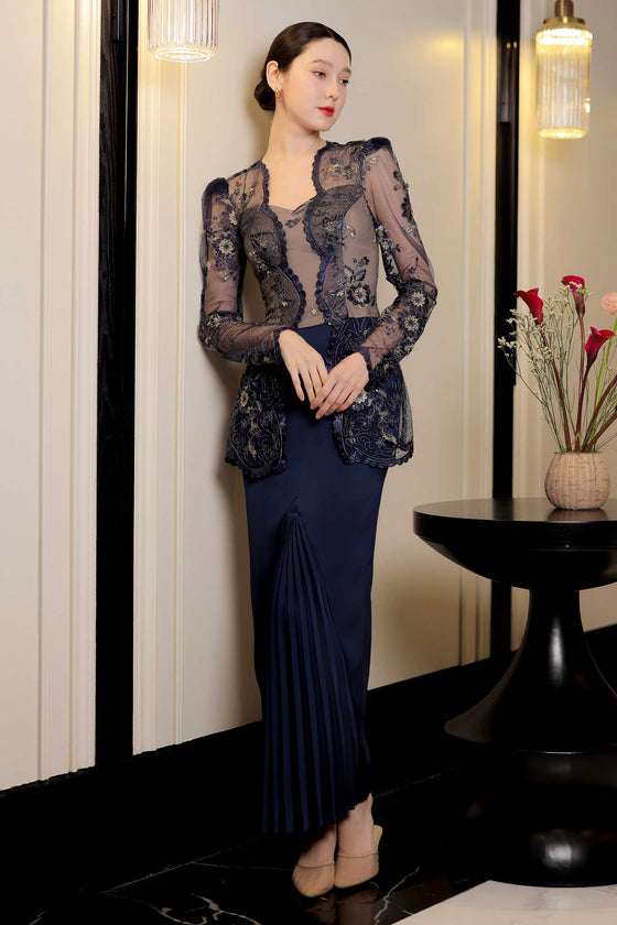 BACKORDER Juwita Kebaya Set (Royal Blue)