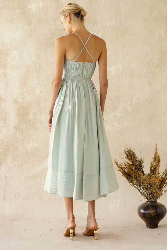 Dinne Dress (Crystal Green)