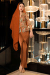 Daviere Kebaya Set (Brown)