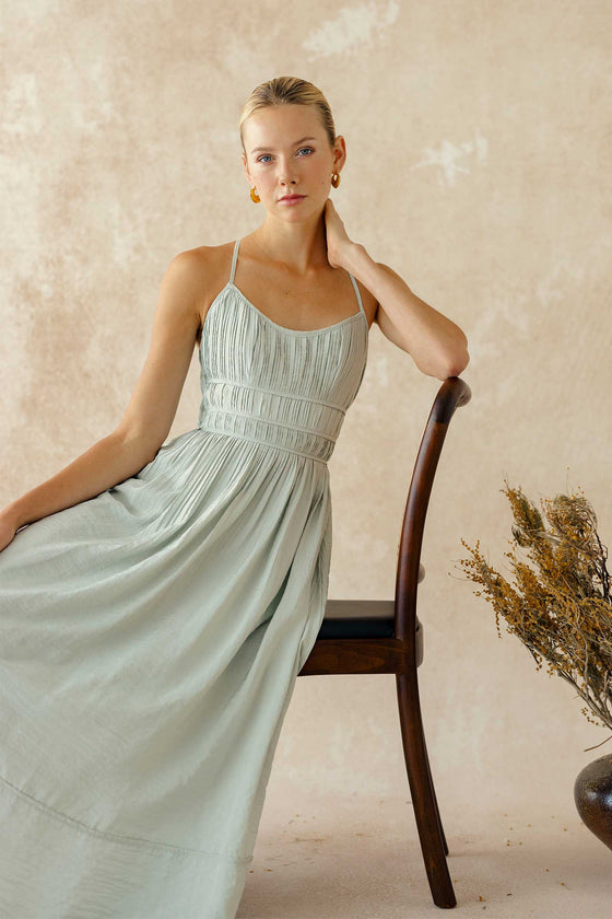 Dinne Dress (Crystal Green)