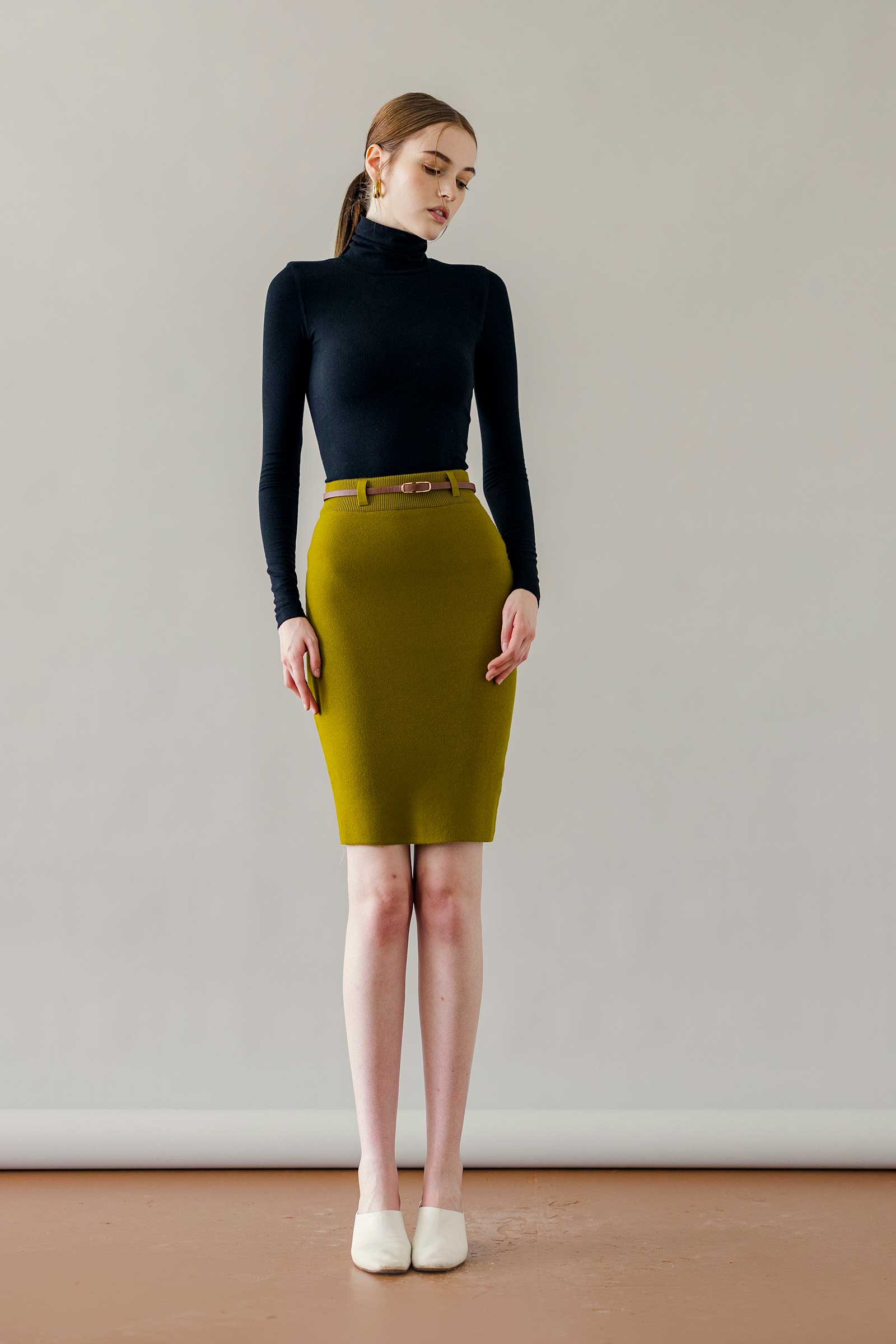 Duvia Skirt (Army Green)