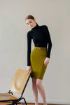 Duvia Skirt (Army Green)