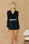 Dere Romper (Black)