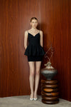 Danile Skort Romper (Black)