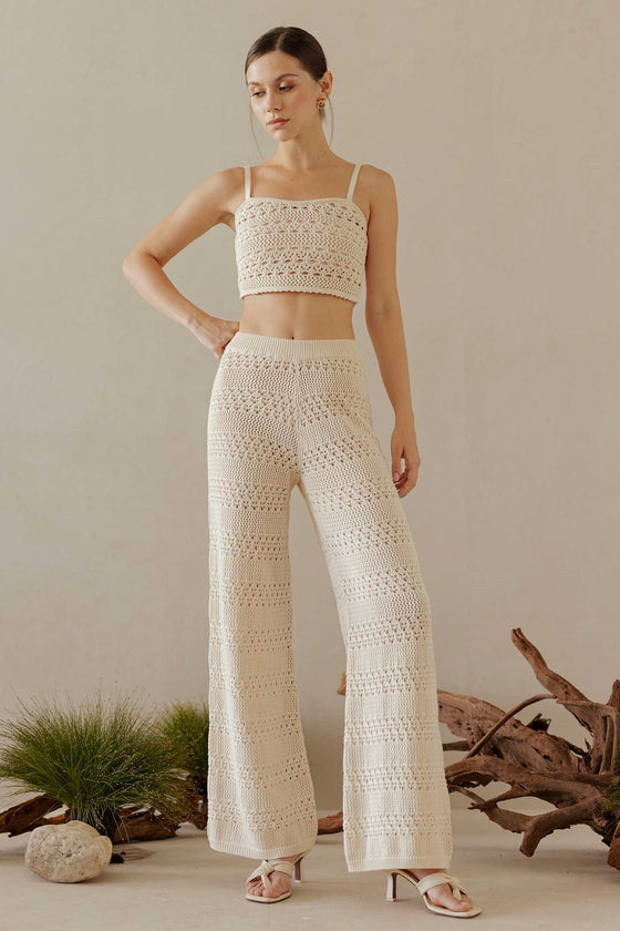 Dvonis Knit Set (Cream)