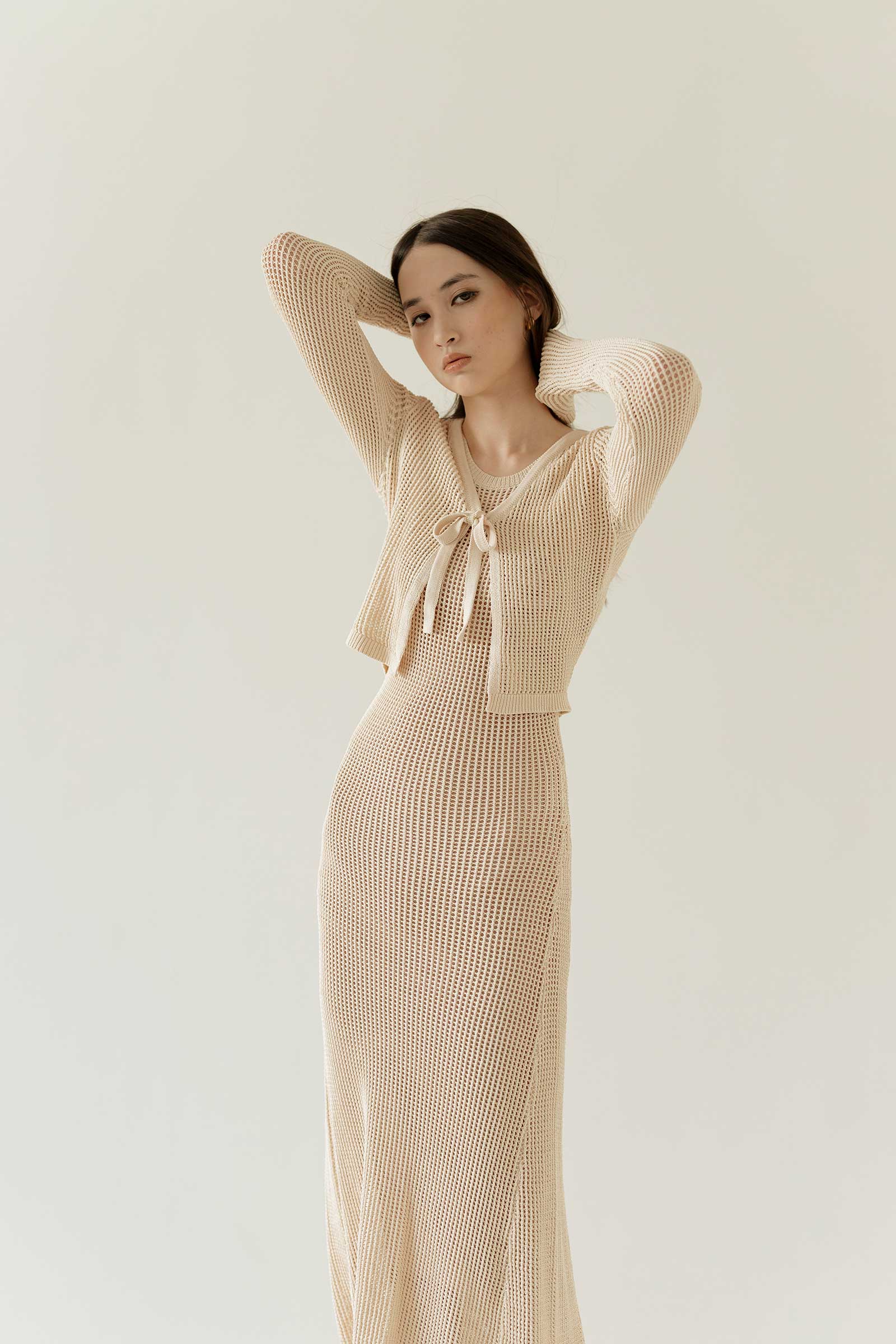 Dokieztuy Cardi Top (Nude)