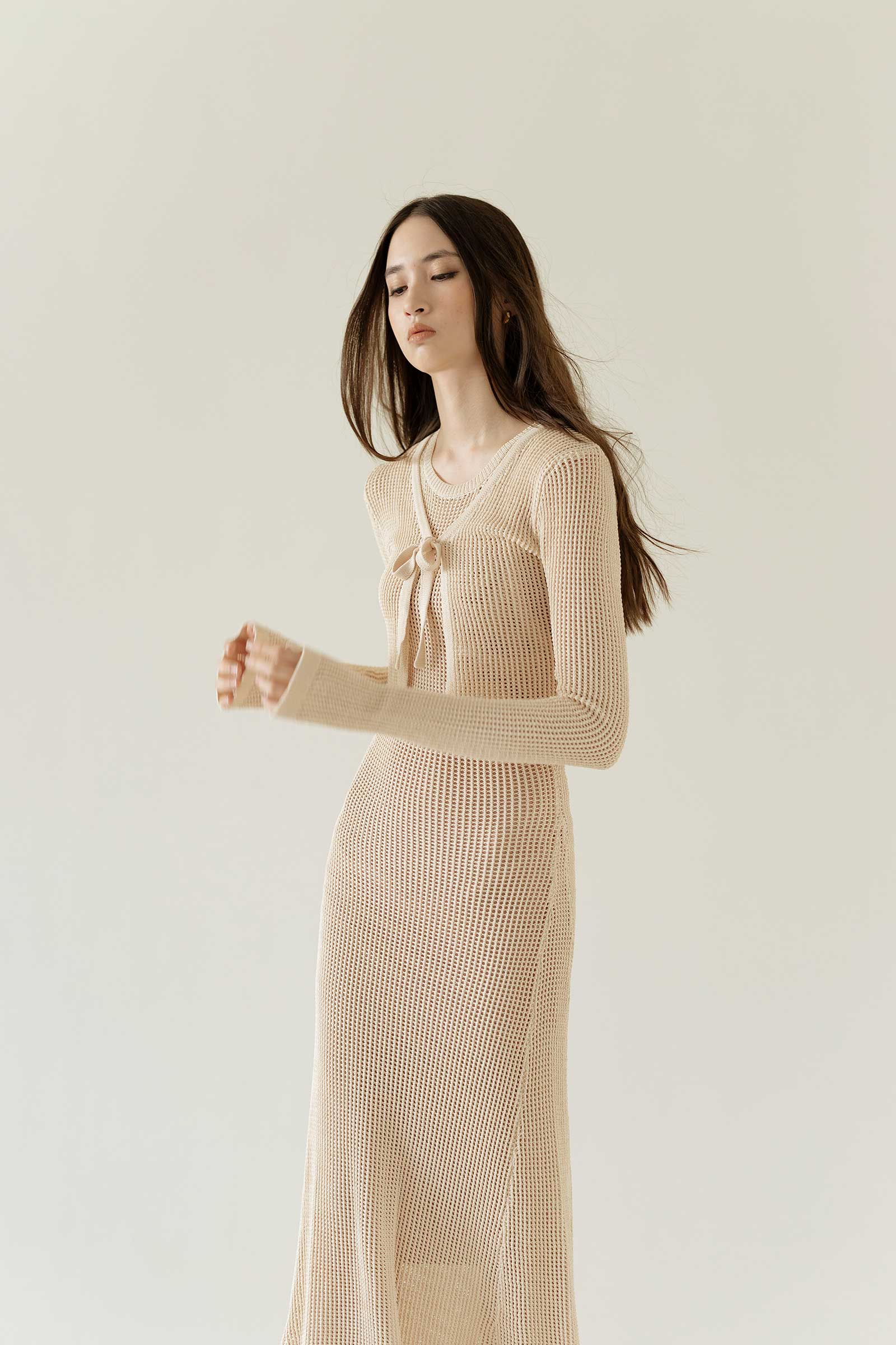 Dokieztuy Cardi Top (Nude)