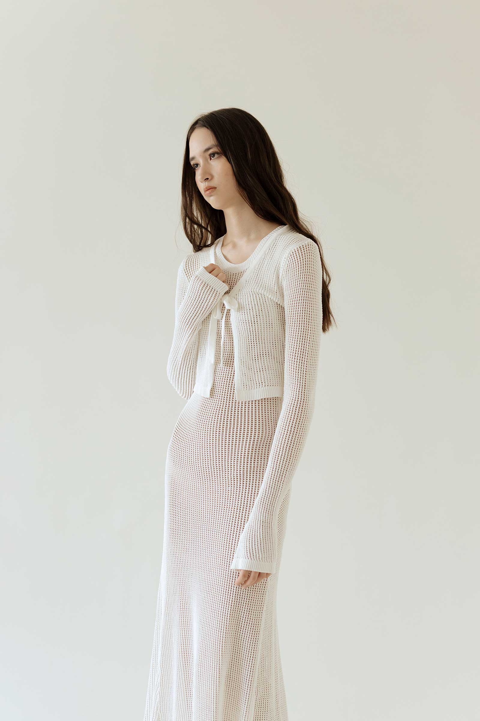 Dokieztuy Cardi Top (White)