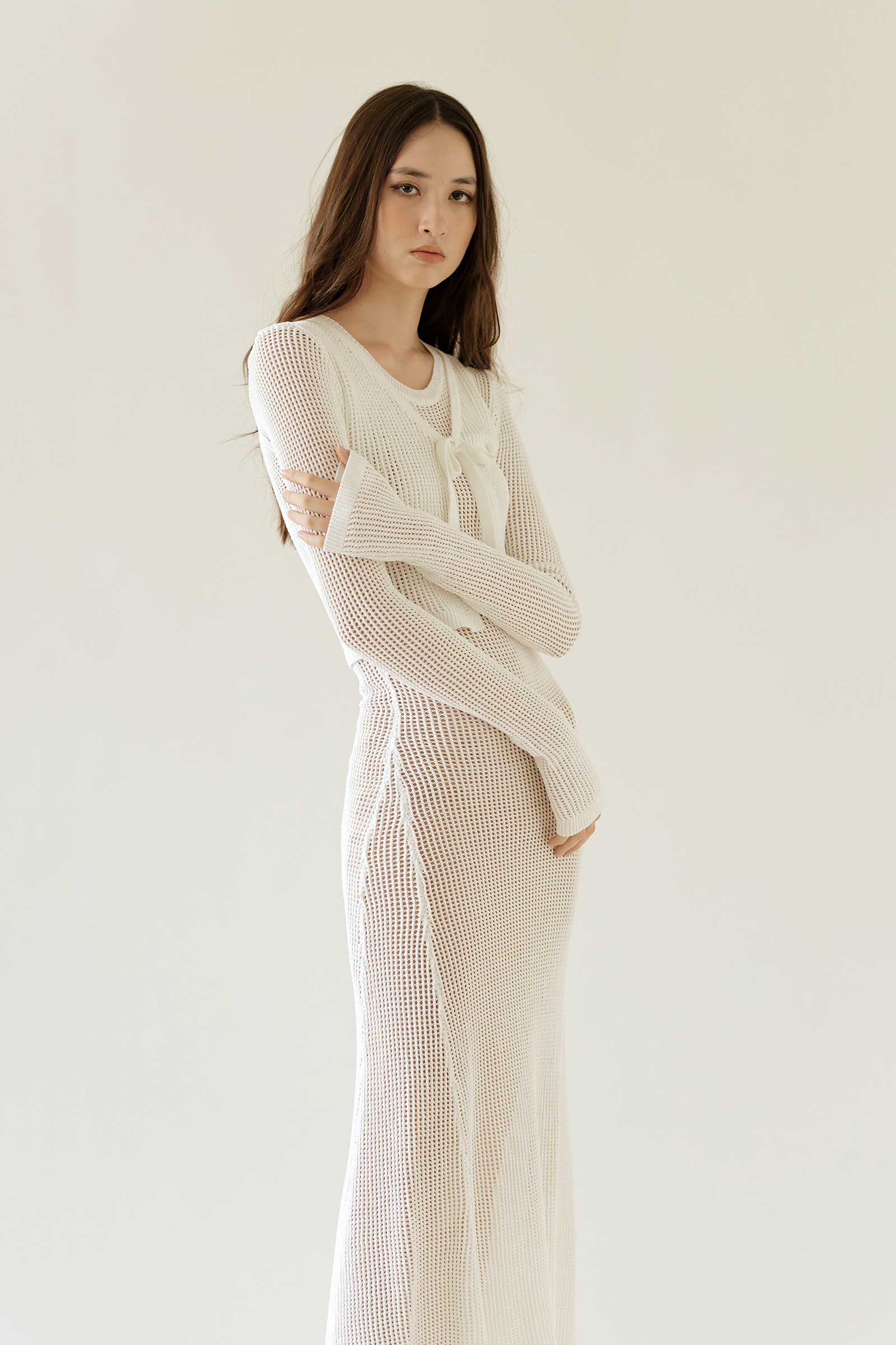 Dokieztuy Cardi Top (White)