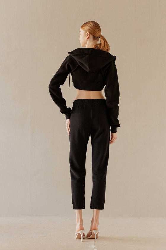 Doliovuy Cropped Jacket (Black)