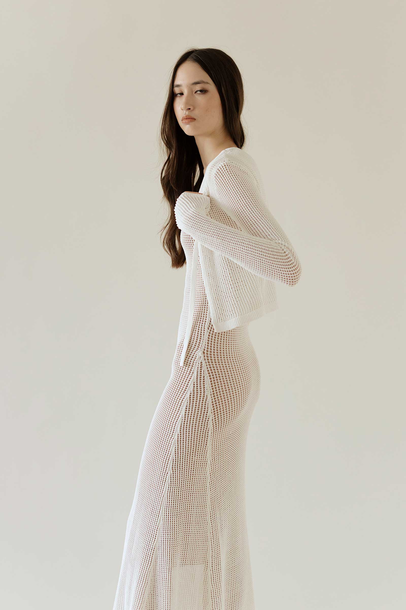 Dokieztuy Cardi Top (White)