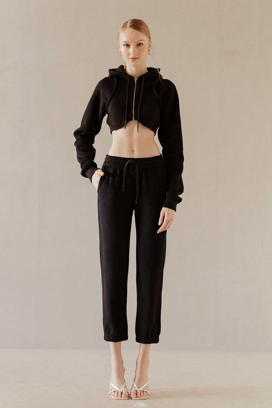 Doliovuy Cropped Jacket (Black)