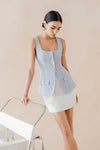 Dloyd Vest Romper (Mauve)