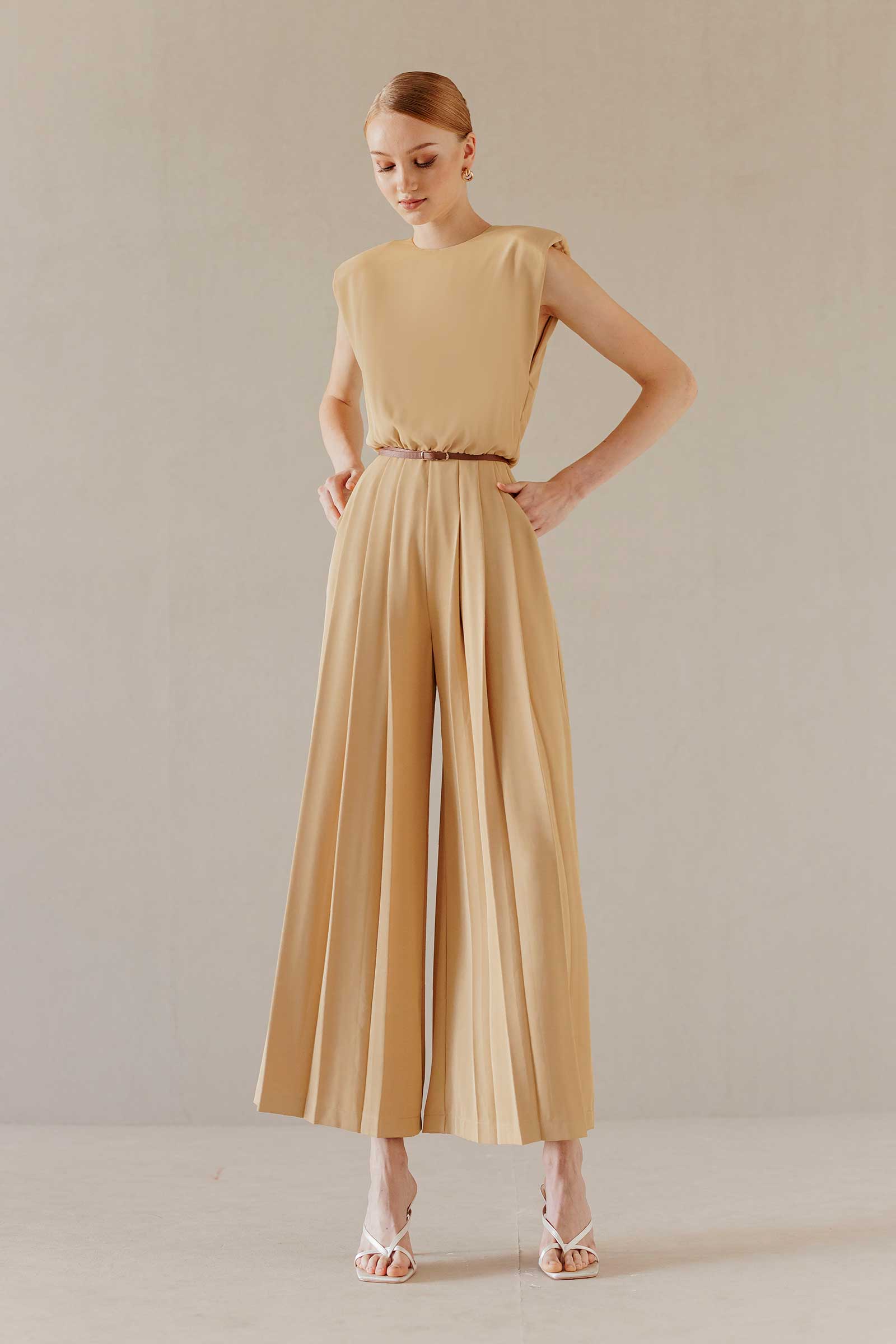 Damiue Jumpsuit (Pale Yellow)