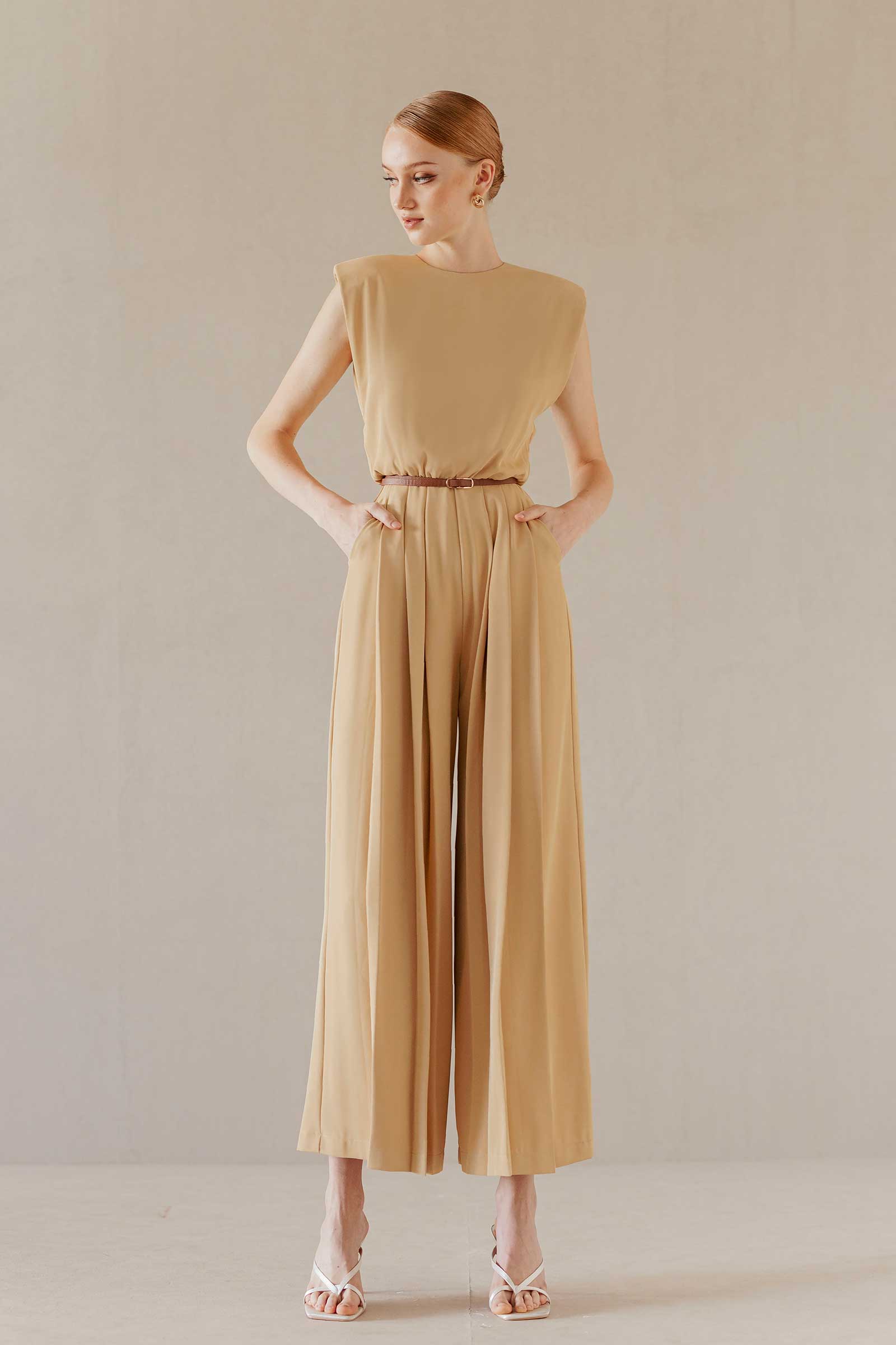 Damiue Jumpsuit (Pale Yellow)