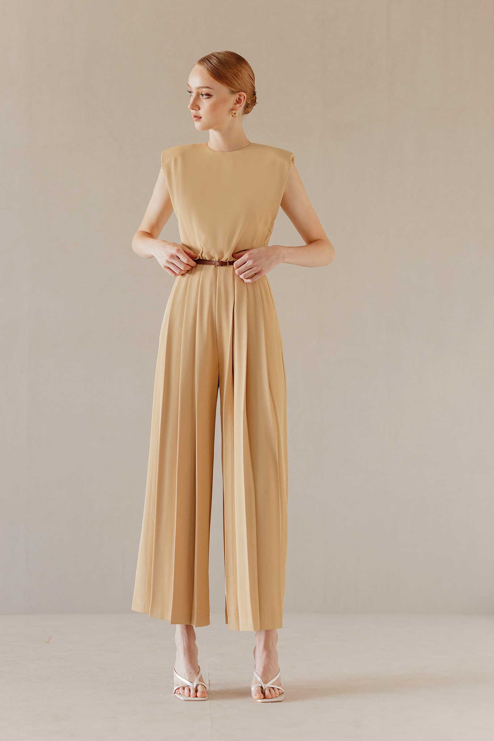 Damiue Jumpsuit (Pale Yellow)