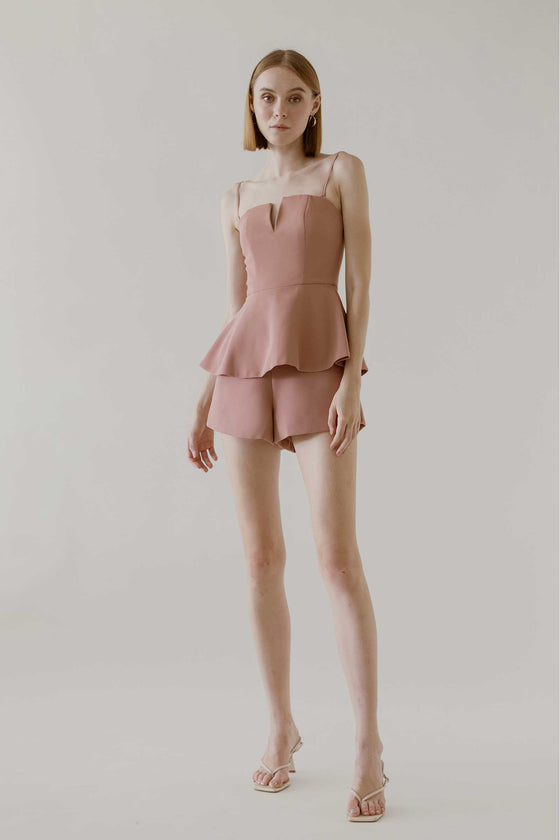 Damieny Romper (Coral)