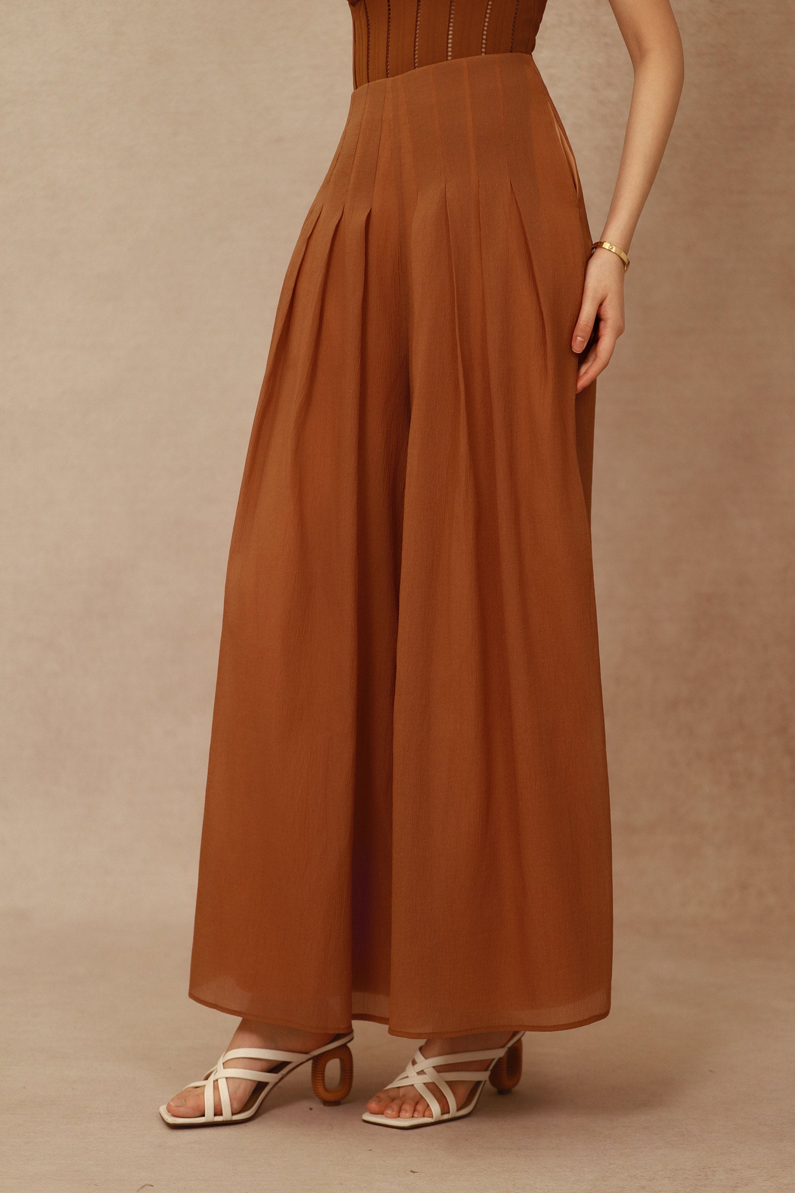 NEW Darz Organza Pants (Brown)