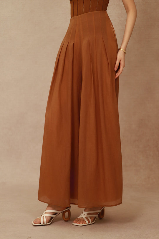NEW Darz Organza Pants (Brown)