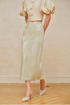 Jaded Midi Skirt (Celadon)