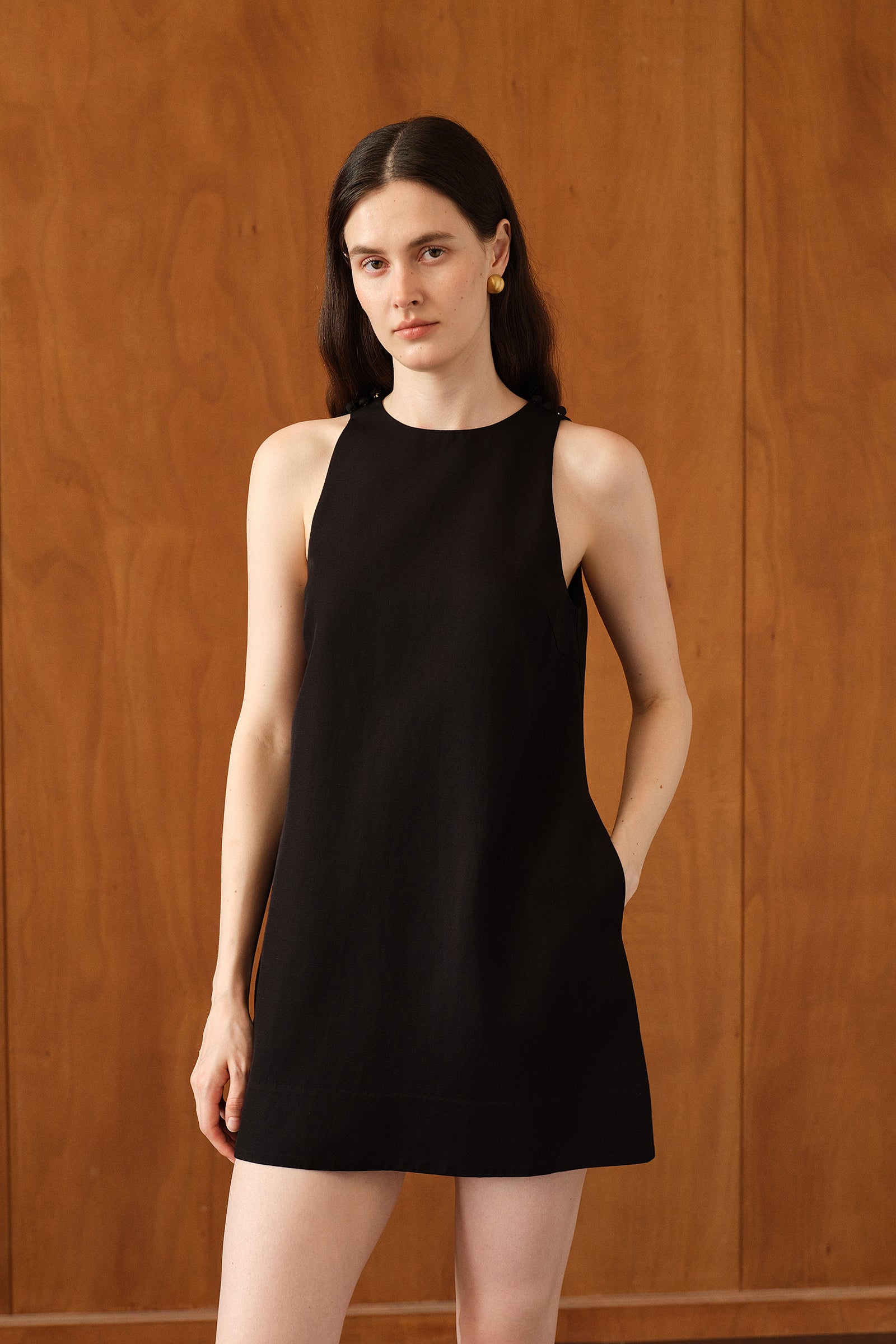 Margo Shift Dress (Black)