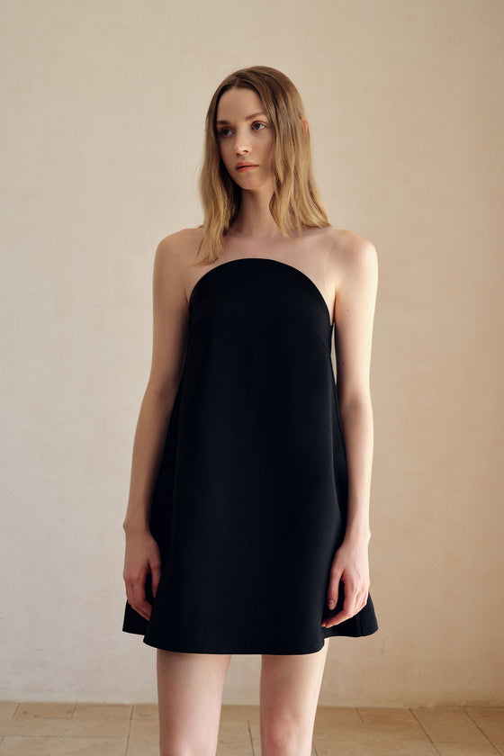 Luna Shift Dress (Black)