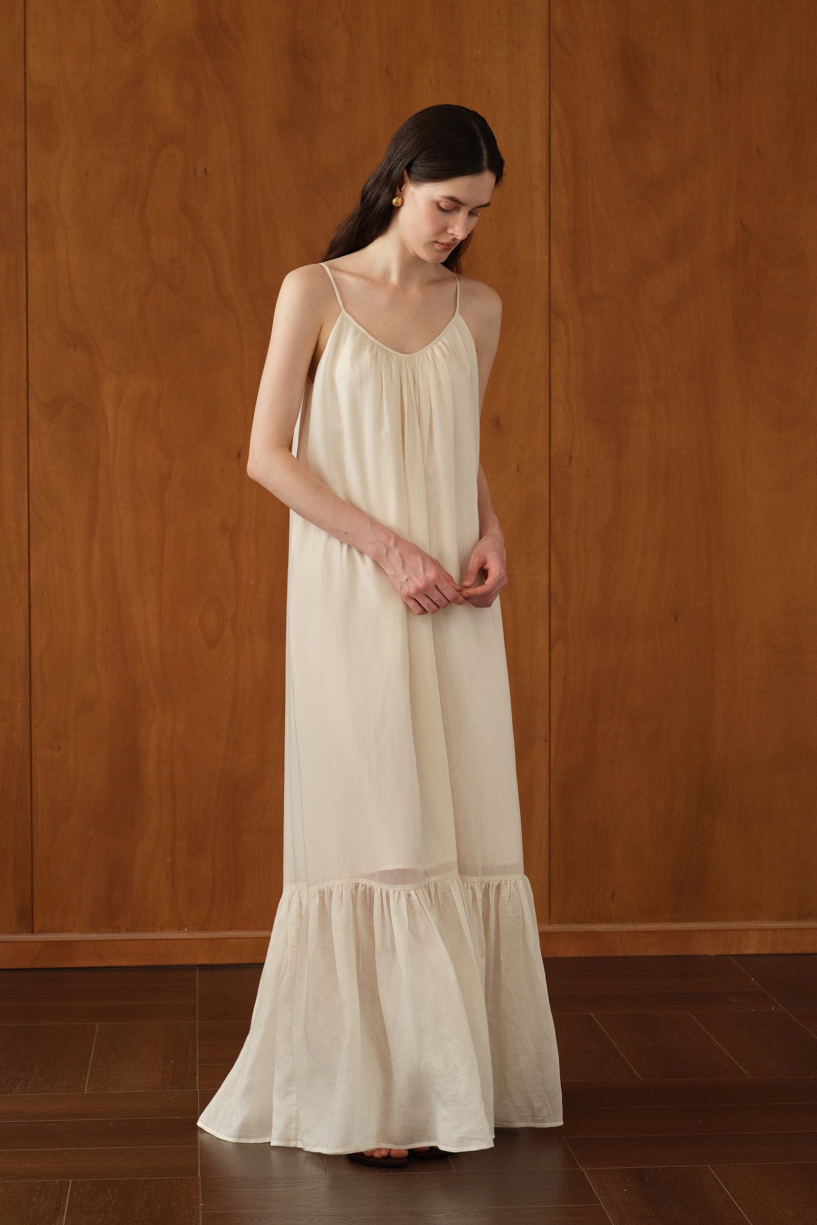 Paloma Dress (Ecru Mist)