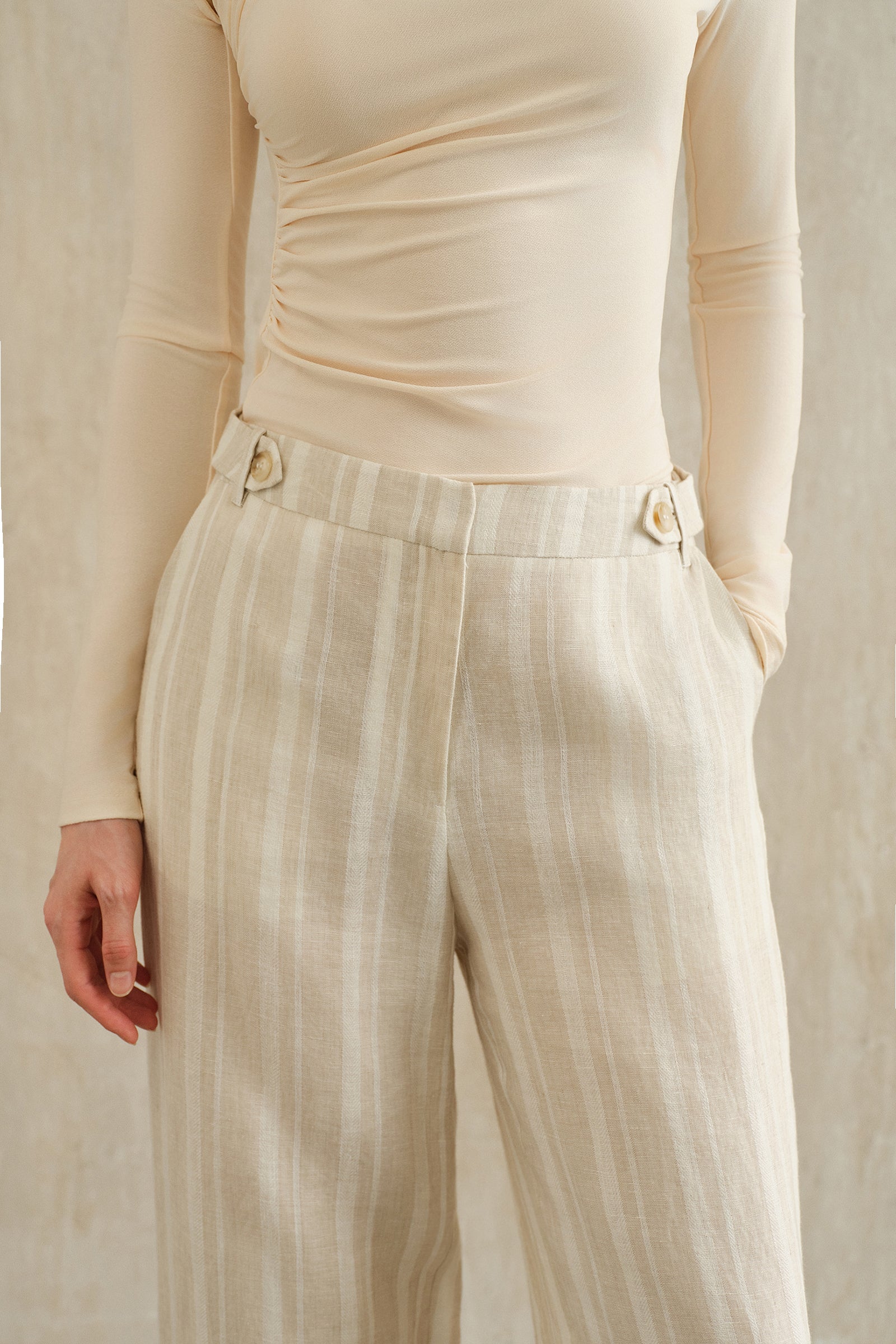 Tabe Pants (Canvas Stripe)