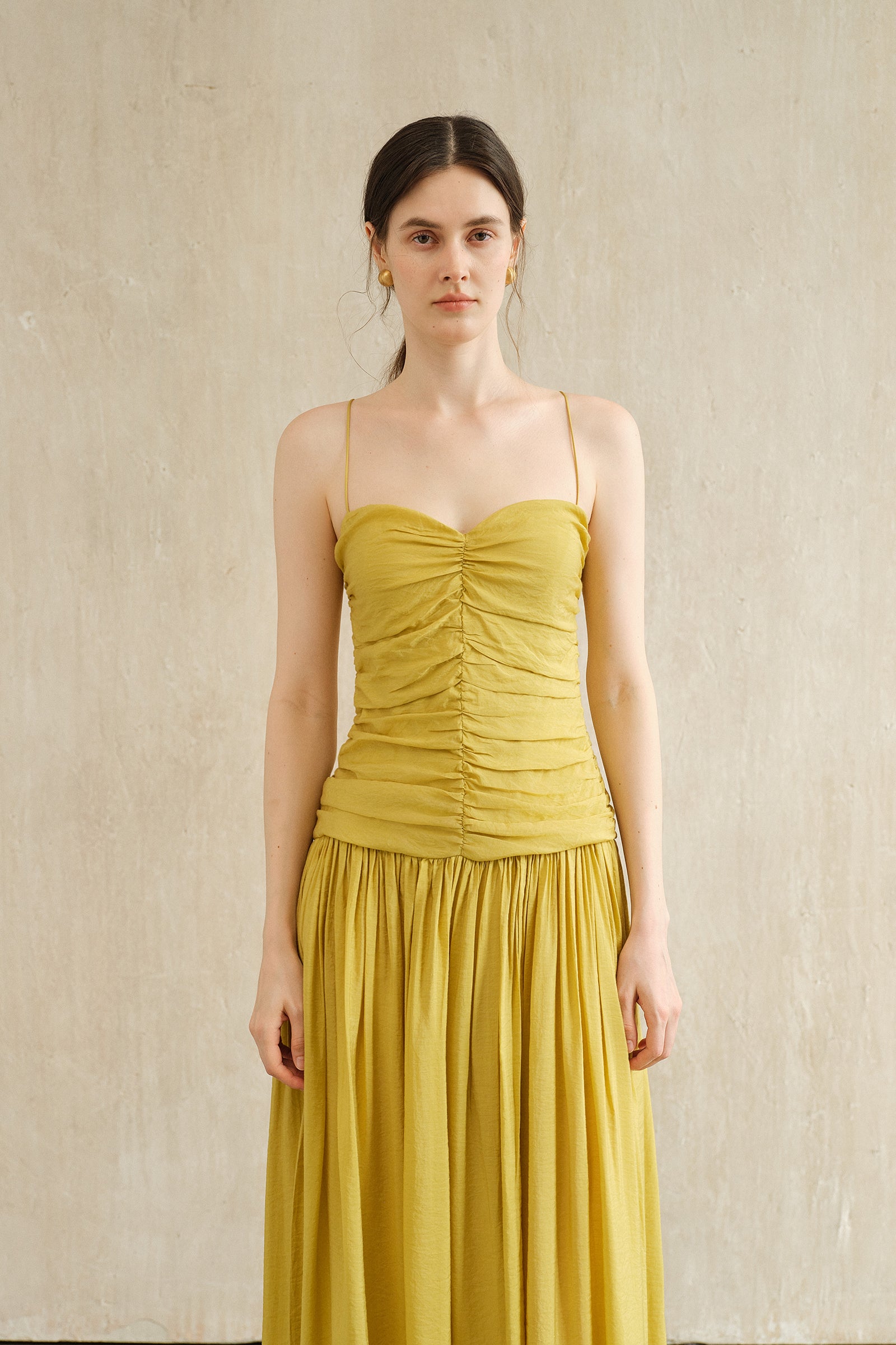 Palais Dress (Lime Leaf)