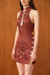 Maya Qipao (Russet)