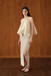 Mara Linen Midi Skirt (Natural Linen)