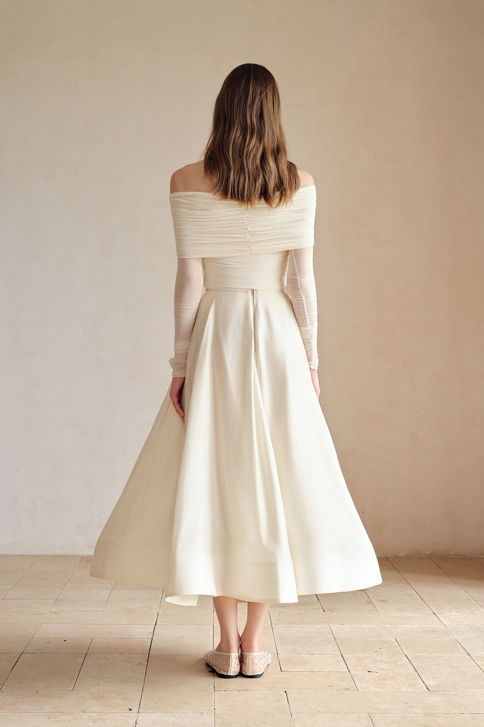 Linea Flare Midi Skirt