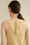 Yarra Linen Dress (Soft Butter)