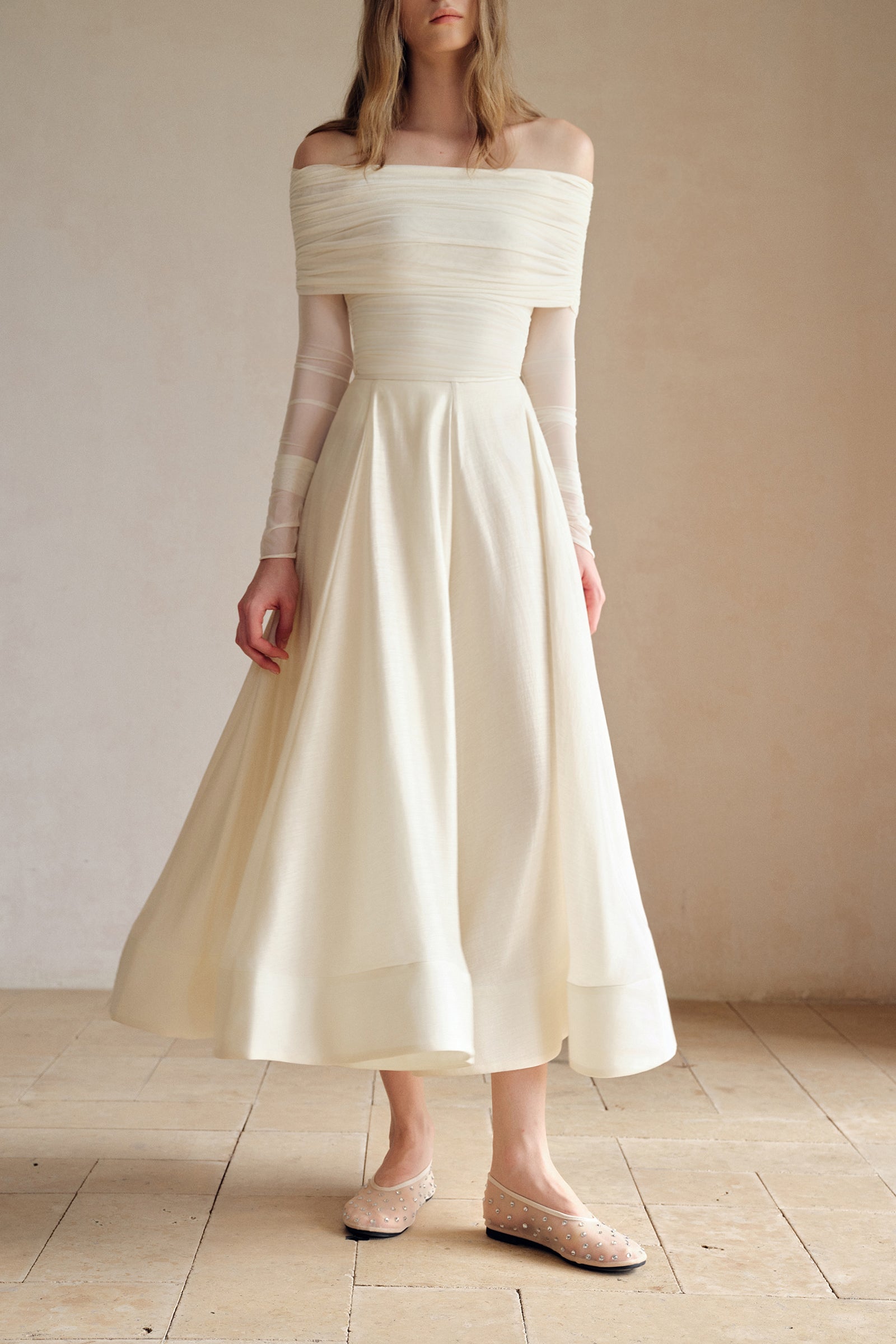 Linea Flare Midi Skirt