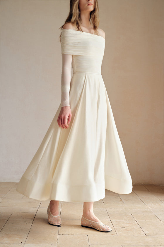 Linea Flare Midi Skirt