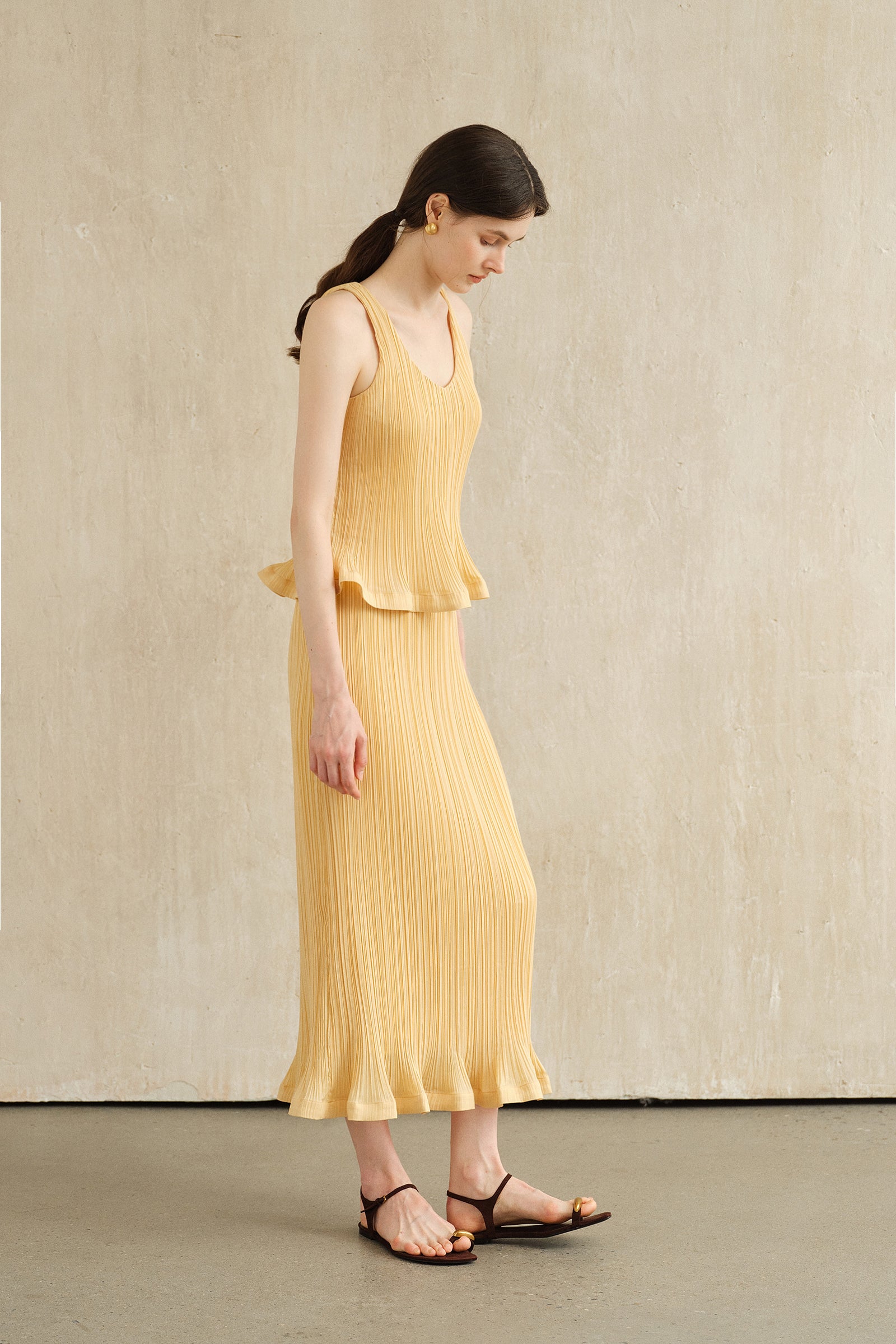 Sorra Midi Skirt (Primrose)
