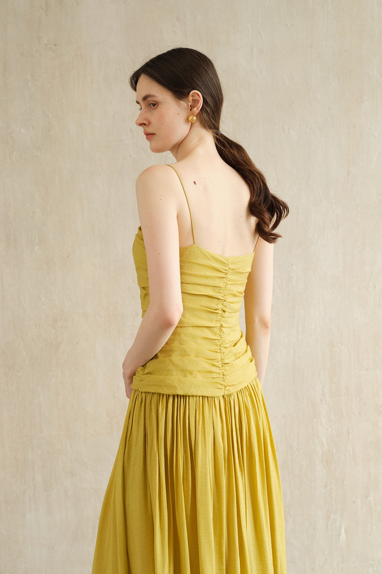 Palais Dress (Lime Leaf)