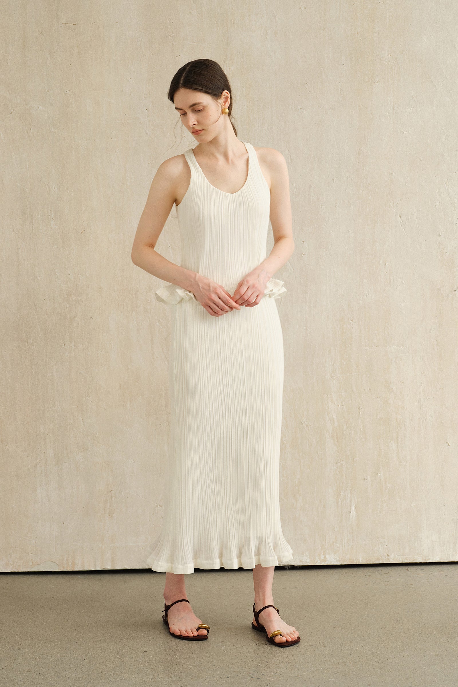 Sorra Midi Skirt (Snow White)