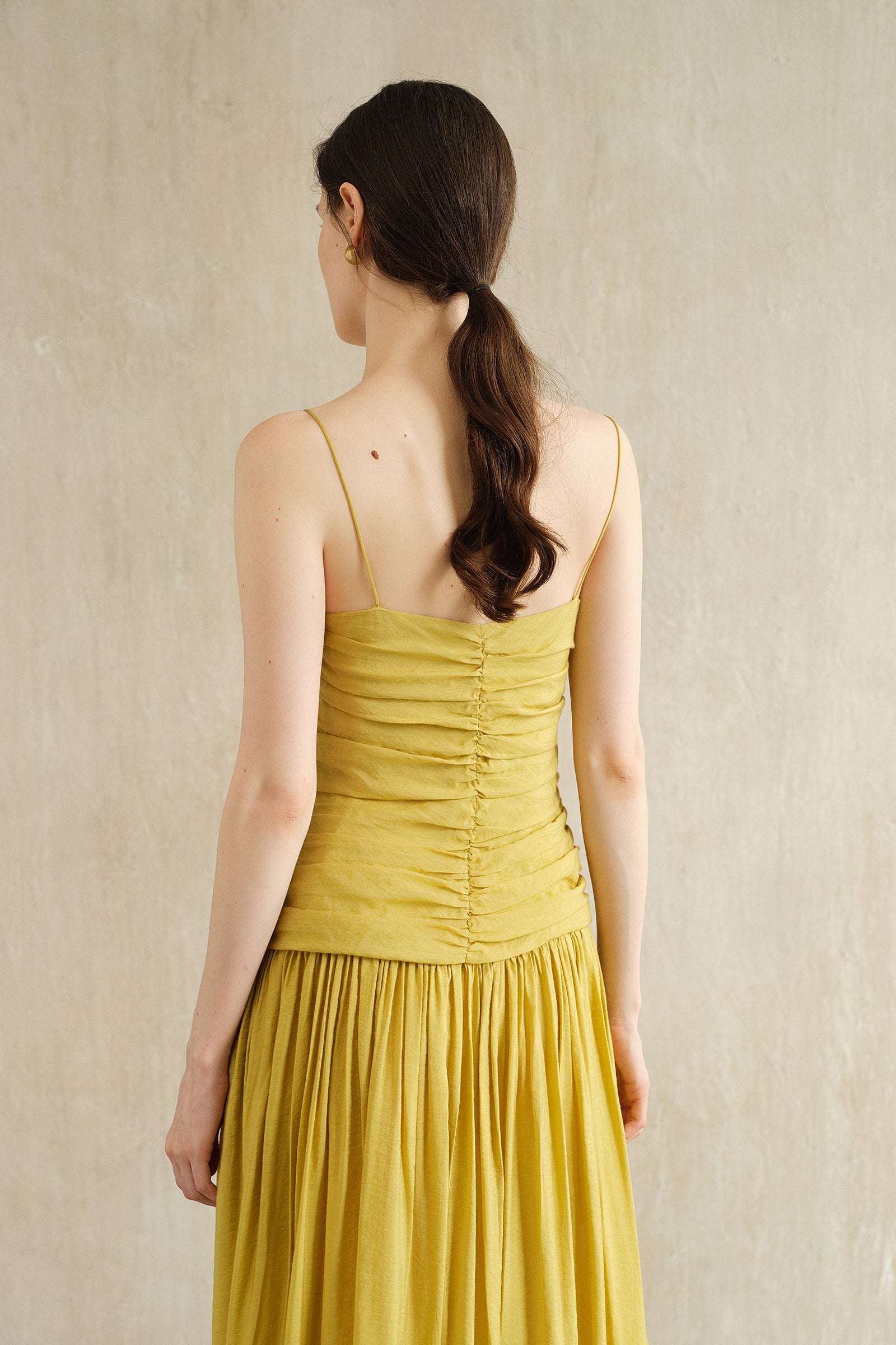 Palais Dress (Lime Leaf)