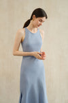Yarra Linen Dress (Flax Blue)