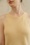 Yarra Linen Dress (Soft Butter)