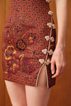 Maya Qipao (Russet)