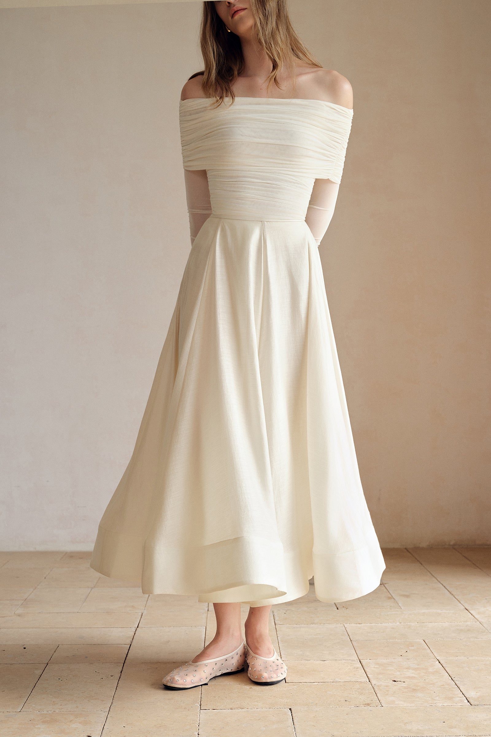 Linea Flare Midi Skirt